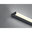 Helestra Wandarmatuur PONTO-S CCT Switch, direct, schakelbaar IP44, zwart mat 