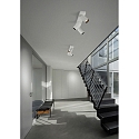 Helestra Plafondarmatuur RIWA 3-vlams IP20, wit mat dimbaar
