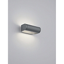 outdoor wall luminaire LUZ44 rotatable, direct / indirect IP54, graphite dimmable