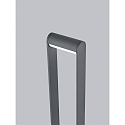 Helestra bollard lamp LUZ 44 rotatable, direct / indirect IP54, graphite dimmable