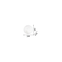 Ideal Lux Wand- en plafondarmatuur SIMPLY PL2 2-vlams E27 IP20, wit 