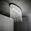 Ideal Lux Plafondarmatuur RAIN PL3 3-vlams E14 IP20, chroom 