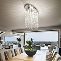 Ideal Lux Plafondarmatuur RAIN PL3 3-vlams E14 IP20, chroom 