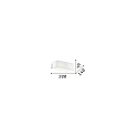 Ideal Lux Wandarmatuur BOX AP2 2-vlams G9 IP20, wit 