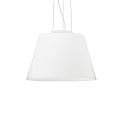 Pendant luminaire CYLINDER SP1 D40, E27, �40cm, white