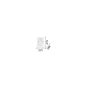 Ideal Lux Wandarmatuur TRIPLO AP1 1-vlams E27 IP20, transparant, wit 