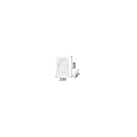 Ideal Lux Wandarmatuur TRIPLO AP2 2-vlams E27 IP20, transparant, wit 