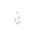 Ideal Lux Pendelarmatuur MILK SP1 1-vlams E27 IP20, wit 
