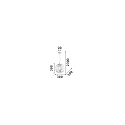 Ideal Lux Pendelarmatuur MAPA MAX SP1 D30 E27 IP20, aluminium 