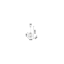 Ideal Lux Pendelarmatuur MAPA MAX SP1 D40 E27 IP20, aluminium 
