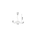 Ideal Lux Pendant luminaire LENA SP3 D74, 3 flames, E27, Ø 74cm, white