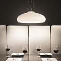 Ideal Lux Pendant luminaire ARIA SP1 D50, E27, �50cm, white
