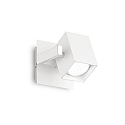 Wand- en plafondarmatuur MOUSE 1-vlams, draaibaar, roteerbaar GU10 IP20, wit