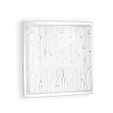 Ceiling luminaire OCEAN PL3, 3 flames, E27, transparent