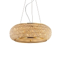Pendelarmatuur PASHA SP10 10-vlams E14 IP20, goud