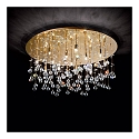 Ceiling luminaire MOONLIGHT PL15, 15 flames, G9, 40W, gold