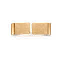 Wall luminaire CLIP AP2 SMALL ARGENTO, 2 flames, E27, gold