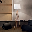 Floor lamp YORK PT1, E27, white