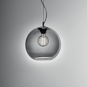Ideal Lux Pendant luminaire NEMO FUME\' SP1 D40, E27, � 40cm, smoked glass
