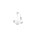 Ideal Lux Pendelarmatuur ULISSE SP3 D42 3-vlams E27 IP20, wit