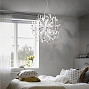 Ideal Lux Pendelarmatuur VORTEX SP6 6-vlams E14 IP20, zilver 