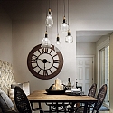 Ideal Lux Pendant luminaire GRETEL SP5, 5 flames, E27, black