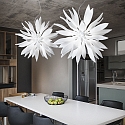 Ideal Lux Pendelarmatuur LEAVES SP12 12-vlams G9 IP20, wit