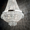 Ideal Lux Pendelarmatuur CAESAR, 12-vlams G9 IP20, chroom