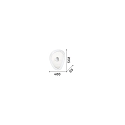 Ideal Lux Plafondarmatuur GEKO PL4 4-vlams E27 IP20, wit