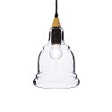 Pendant luminaire GRETEL SP1, 1 flame, E27, black