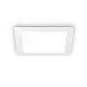 LED recessed area light GROOVE SQUARE, IP20, 11.8cm, 10W 3000K 890lm 110�, white