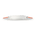 Ideal Lux LED recessed area light GROOVE SQUARE, IP20, 11.8cm, 10W 3000K 890lm 110�, white