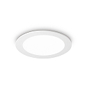 LED recessed area light GROOVE ROUND, IP20, � 22.7cm, 30W 3000K 2450lm 110�, white