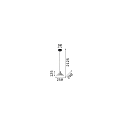 Ideal Lux Pendelarmatuur OIL-6 E27 IP20, zwart, betongrijs
