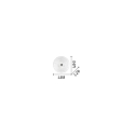 Ideal Lux Plafondarmatuur SHELL 3-vlams E27 IP20, barnsteen, messing