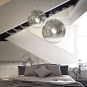 Ideal Lux Pendelarmatuur MAPA D30 E27 IP20, chroom, helder