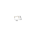 Ideal Lux Wall luminaire TRIUMPH AP1, 1 flame, E27, with switch and fabric coated cable, antique brass