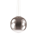 Pendelarmatuur MAPA D50 E27 IP20, chroom, helder