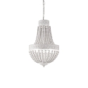 Kroonluchter MONET 5-vlams E14 IP20, wit