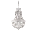 Kroonluchter MONET 6-vlams E14 IP20, wit