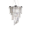 Pendelarmatuur CARLTON 12-vlams E14 IP20, chroom