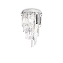 Plafondarmatuur CARLTON 8-vlams E14 IP20, chroom