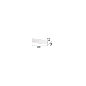 Ideal Lux Wandarmatuur DESK up down IP20, zwart mat, gepoedercoat