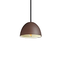 Pendelarmatuur FOLK � 18CM 1-vlams E27 IP20, mat, koffie bruin dimbaar