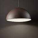 Ideal Lux Pendelarmatuur FOLK � 40CM 1-vlams E27 IP20, mat, koffie bruin dimbaar