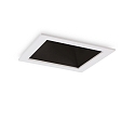 Recessed LED luminaire GAME SQUARE, IP20, 11W 3000K 850lm 36�, white / black reflector