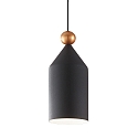 Pendelarmatuur TRIADE-1 E27 IP20, goud, zwart mat, wit, gepoedercoat