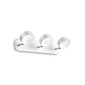 Wand- en plafondarmatuur OBY 3-vlams IP20, wit