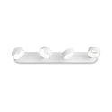 Wand- en plafondarmatuur OBY 4-vlams IP20, wit