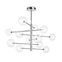 Pendelarmatuur EQUINOXE 12-vlams G4 IP20, chroom